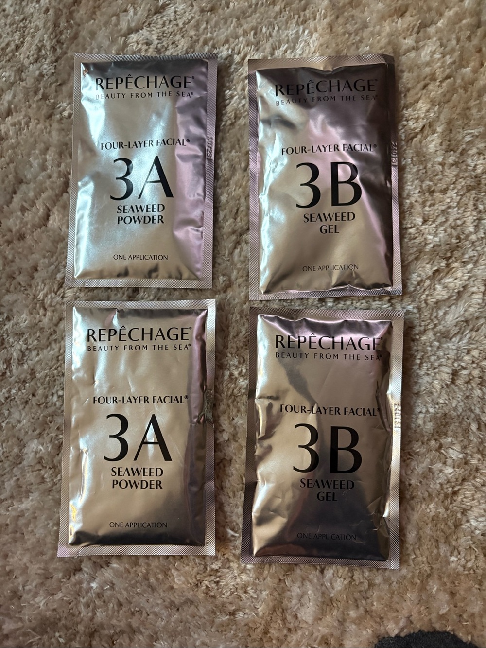Four-Layer Facial 3A Seaweed Powder & 3B Seaweed Gel